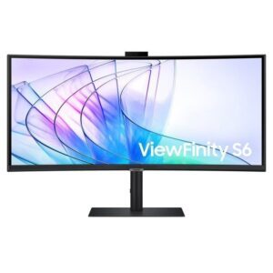 Monitor Profesional Ultraparonámico Curvo Samsung ViewFinity S6 S34C652VAU 34"/ UWQHD/ Webcam/ Multimedia/ Negro 8806094974010 LS34C652VAUXEN SAM-M S34C652VAU