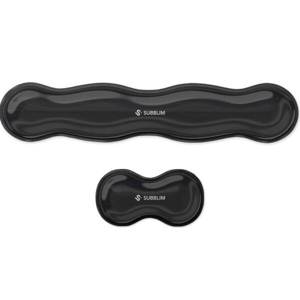 Pack de 2 Reposamuñecas Subblim Ergo Crystal Flex 8436586743345 SUBMP-04E061 SUB-ALF PACK ERGO C FLEX BK