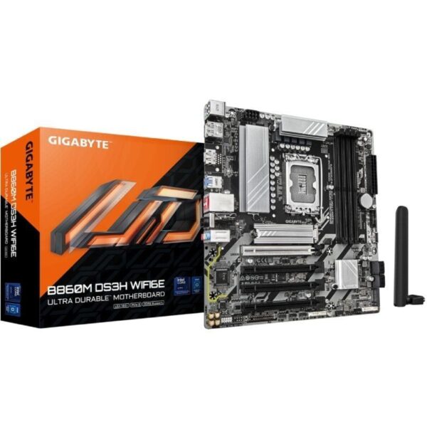 Placa Base Gigabyte B860M DS3H WIFI6E Socket 1851/ Micro ATX 4719331866815 9MB86MSH6-00-G10 GIG-PB B860M DS3H WIFI6E
