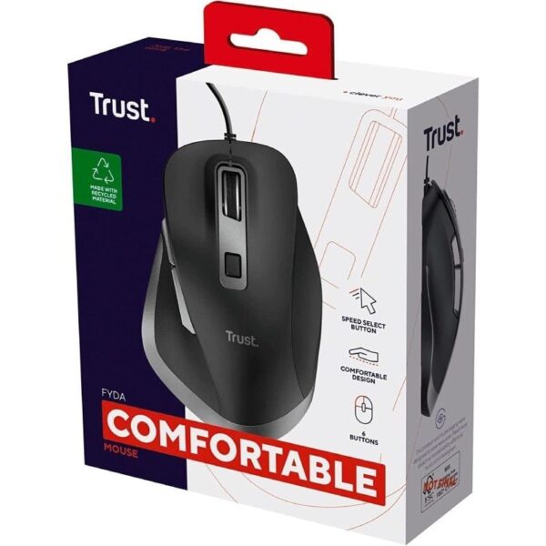 Ratón Ergonómico Trust Fyda Eco/ Hasta 5000 DPI - Imagen 4