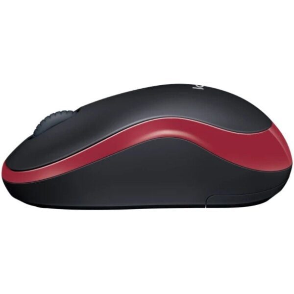 Ratón Inalámbrico Logitech M185/ Hasta 1000 DPI/ Rojo - Imagen 3