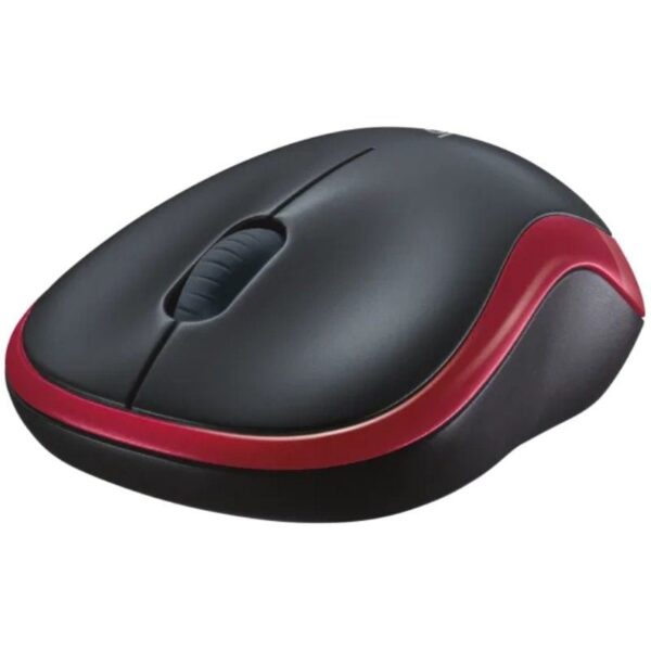 Ratón Inalámbrico Logitech M185/ Hasta 1000 DPI/ Rojo - Imagen 4