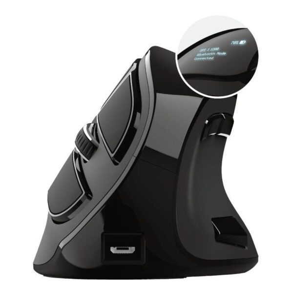 Ratón Vertical Inalámbrico por Bluetooth Trust Voxx/ Hasta 2400 DPI 8713439237313 23731 TRU-MOU 23731