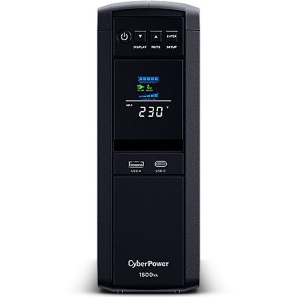 SAI Línea Interactiva Cyberpower CP1600EPFCLCD/ 1600VA-1000W/ 6 Salidas/ Formato Torre - Imagen 2