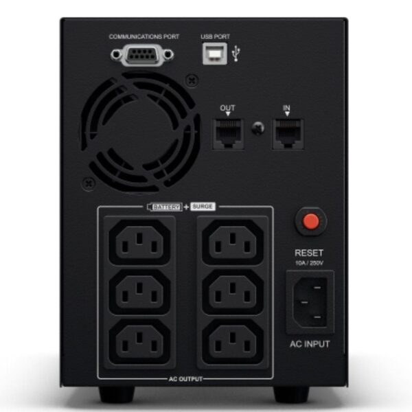 SAI Línea Interactiva Cyberpower VALUE2200EILCD/ 2200VA-1320W/ 6 Salidas/ Formato Torre - Imagen 3