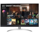 Smart Monitor LG 32SQ700S-W 31.5"/ 4K/ Multimedia/ Regulable en altura/ Smart TV/ Plata y Blanco 8806084847010 32SQ700S-W LG-M 32SQ700S-W