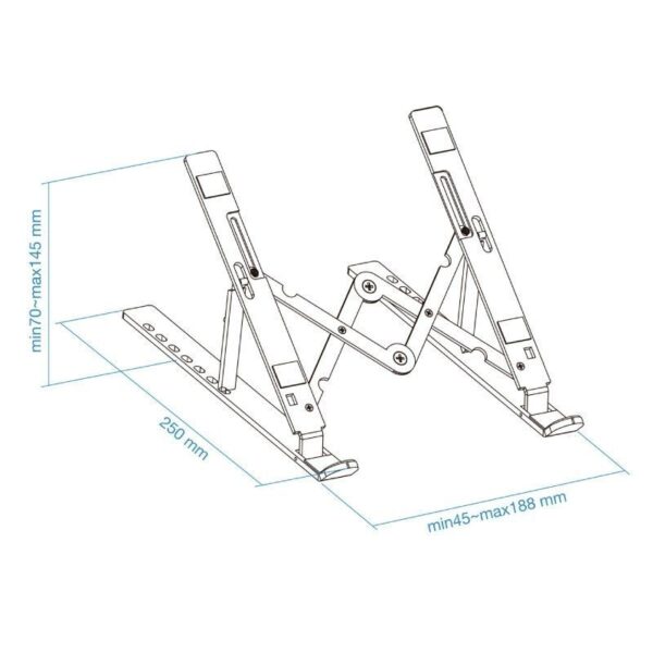 Soporte TooQ TQLRS0033-AL para Portátiles hasta 15" - Imagen 3