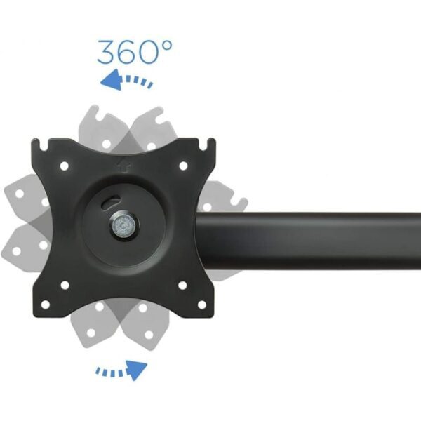 Soporte de Mesa para 3 Monitores TooQ DB1327TN-B/ Giratorio/ Inclinable/ hasta 8kg - Imagen 3