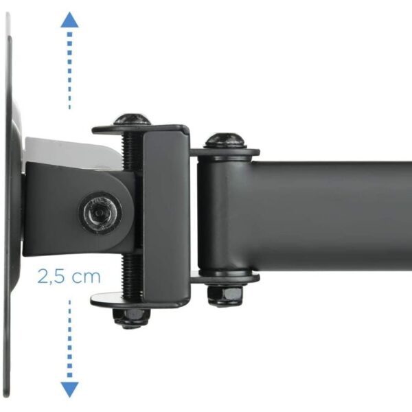 Soporte de Mesa para 3 Monitores TooQ DB1327TN-B/ Giratorio/ Inclinable/ hasta 8kg - Imagen 4