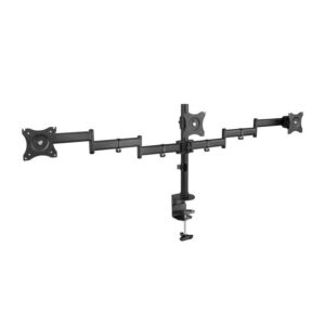 Soporte de Mesa para 3 Monitores TooQ DB1327TN-B/ Giratorio/ Inclinable/ hasta 8kg 8433281008267 DB1327TN-B TOO-SOPORTE DB1327TN-B