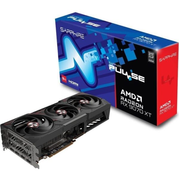Tarjeta Gráfica Sapphire Pulse Radeon RX 9070 XT Gaming/ 16GB GDDR6 4895106295919 11348-03-20G SAP-GF PUL RX9070XT G 16G