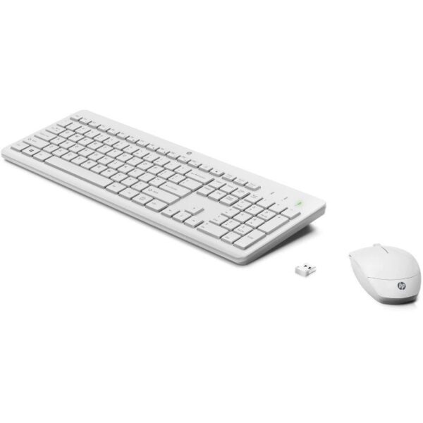 Teclado y Ratón Inalámbricos HP 230/ Blancos - Imagen 2