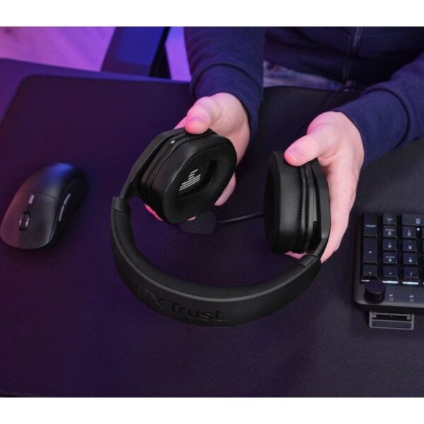 Auriculares Gaming con Micrófono Trust Gaming GXT 492 Carus/ Jack 3.5/ Negros - Imagen 2