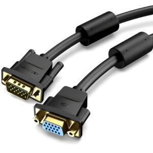 Cable Alargador SVGA Vention DAGBF/ VGA Macho - VGA Hembra/ 1m/ Negro 6922794743915 DAGBF VEN-CAB DAGBF