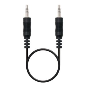 Cable Estéreo Nanocable 10.24.0120/ Jack 3.5 Macho - Jack 3.5 Macho/ 20m/ Negro 8433281008533 10.24.0120 NAN-CAB 10 24 0120