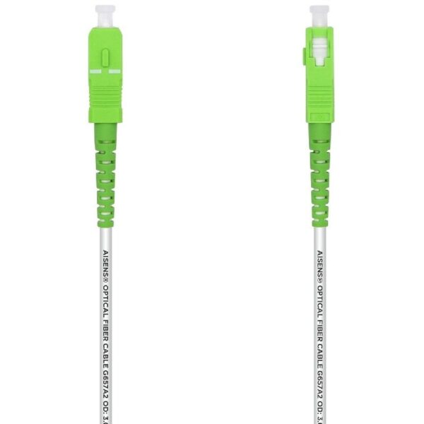 Cable de Fibra Óptica G657A2 3.0 Aisens A152-0499/ LSZH/ 15m/ Blanco - Imagen 3
