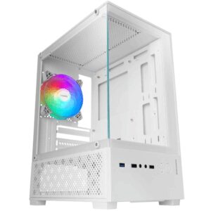Caja Gaming Minitorre Mars Gaming MC-SE2/ Blanca 8435693111375 MCSE2W TAC-CAJA MC-SE2 WH