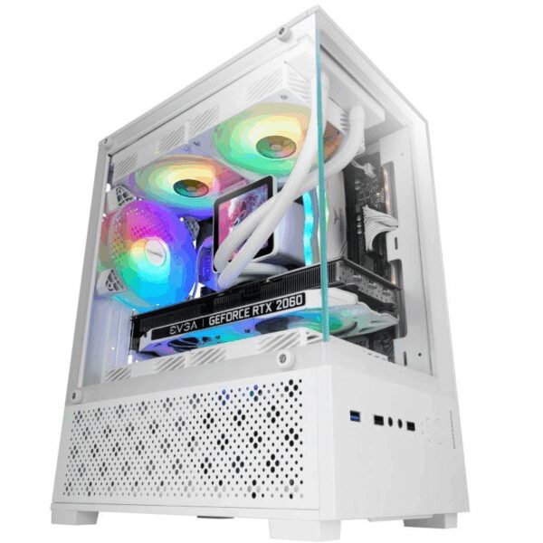 Caja Gaming Minitorre Mars Gaming MC-SE2/ Blanca - Imagen 5