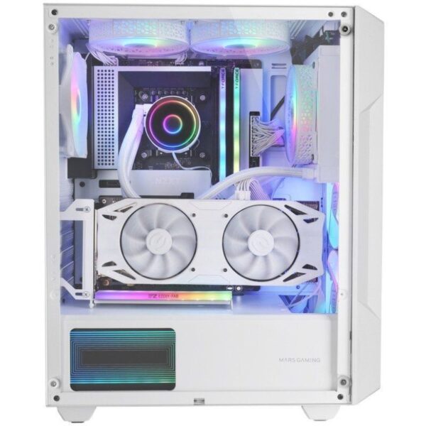 Caja Gaming Semitorre Mars Gaming MC-GEO/ Blanca - Imagen 4