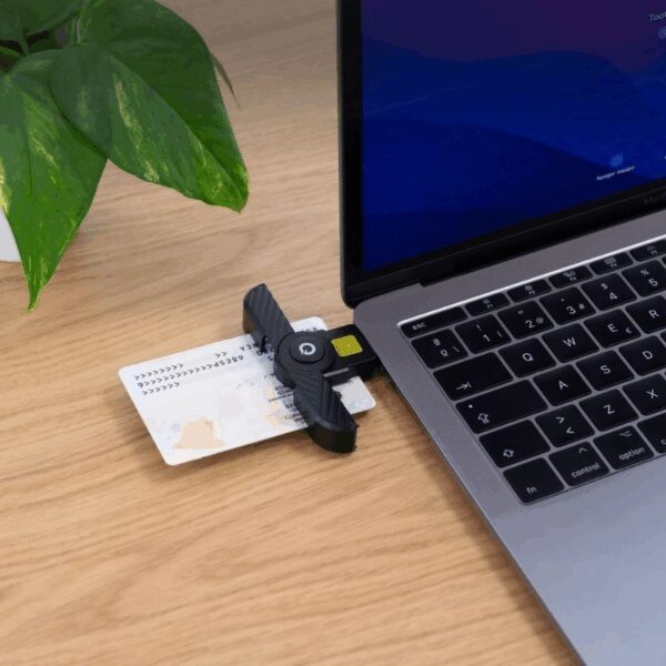 Lector de DNI y Tarjetas TooQ TQR-3011B/ USB Tipo-C/ Negro - Imagen 3