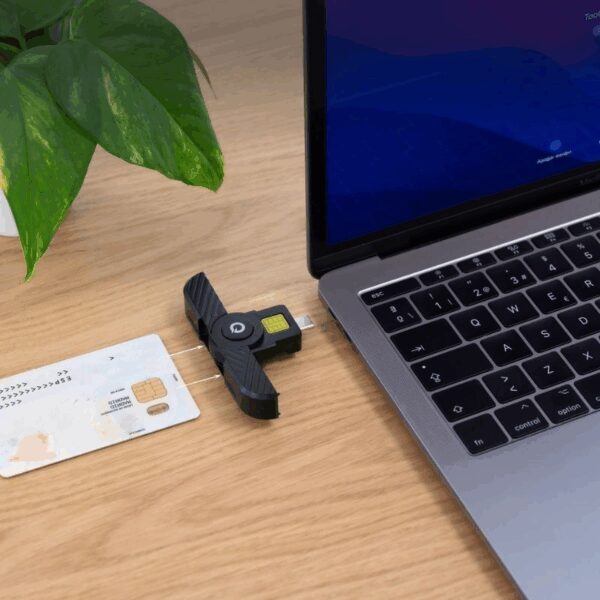 Lector de DNI y Tarjetas TooQ TQR-3011B/ USB Tipo-C/ Negro - Imagen 4