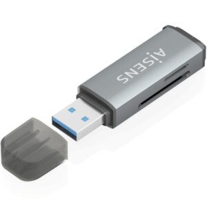 Lector de Tarjetas Externo Aisens ASCR-2A09-GR/ USB 3.1 8435739903315 ASCR-2A09-GR AIS-CR ASCR-2A09-GR