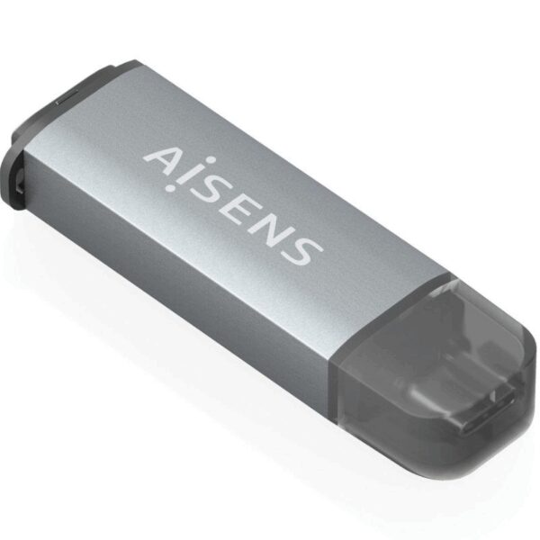 Lector de Tarjetas Externo Aisens ASCR-2A09-GR/ USB 3.1 - Imagen 2