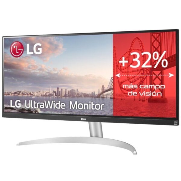 Monitor Profesional Ultrapanorámico LG UltraWide 29WQ600-W 29"/ WFHD/ Multimedia/ Blanco - Imagen 2