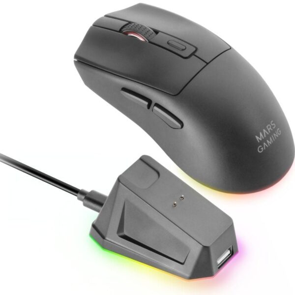 Ratón Gaming Inalámbrico Mars Gaming MM-T3/ Batería recargable/ Hasta 14400 DPI - Imagen 4