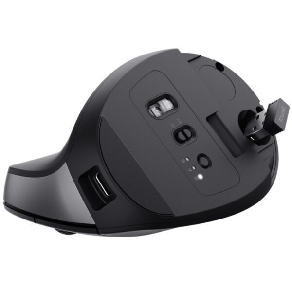 Ratón Vertical Inalámbrico por Bluetooth Trust Bayo+/ Batería Recargable/ Hasta 2400 DPI - Imagen 5