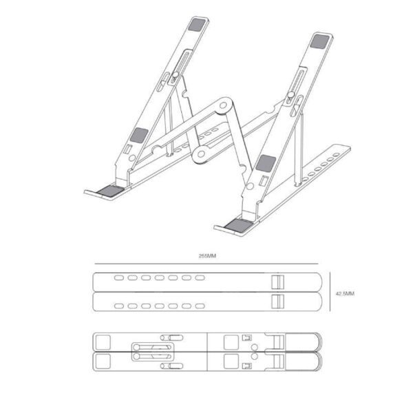 Soporte Aisens LPS3M-177 para Portátil/Tablet hasta 15" - Imagen 4