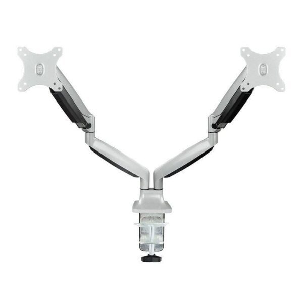 Soporte de Mesa para 2 Monitores TooQ DB3132TNR-S/ Giratorio/ Inclinable/ hasta 9kg 8433281007987 DB3132TNR-S TOO-SOPORTE DB3132TNR-S