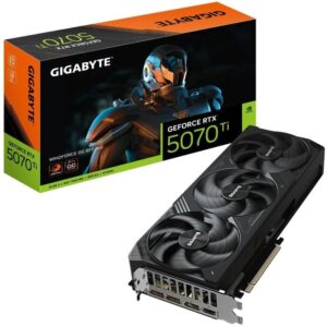 Tarjeta Gráfica Gigabyte GeForce RTX 5070 Ti WindForce OC SFF/ 16GB GDDR7 4719331355579 9VN507TWO-00-G10 GIG-GF RTX5070TI WI OCSFF16G