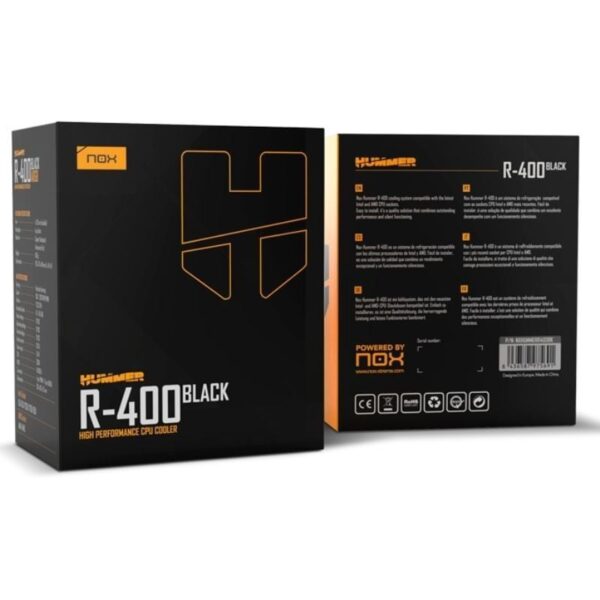 Ventilador con Disipador Nox Hummer R-400/ 12cm - Imagen 5