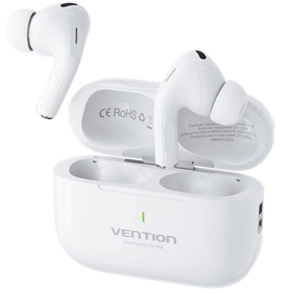 Auriculares Bluetooth Vention Echo Lite E11 con estuche de carga/ Autonomía 6h/ Blancos 6922794790186 NBVW0 VEN-AUR ECHO LITE E11 WH