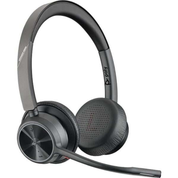 Auriculares Inalámbricos Poly Voyager 4320 para Microsoft Teams + Adaptador BT700/ con Micrófono/ Bluetooth/ Negros - Imagen 3