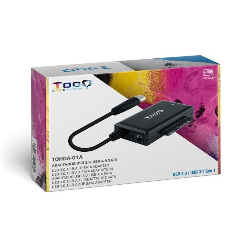 Adaptador para Discos Duros 2.5"/3.5" Tooq TQHDA-01A/ USB 3.0 Macho - SATA - Imagen 3