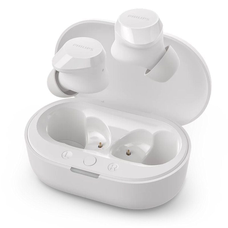 Auriculares Bluetooth Philips TAT1209 con estuche de carga/ Autonomía 6h/ Blancos - Imagen 4