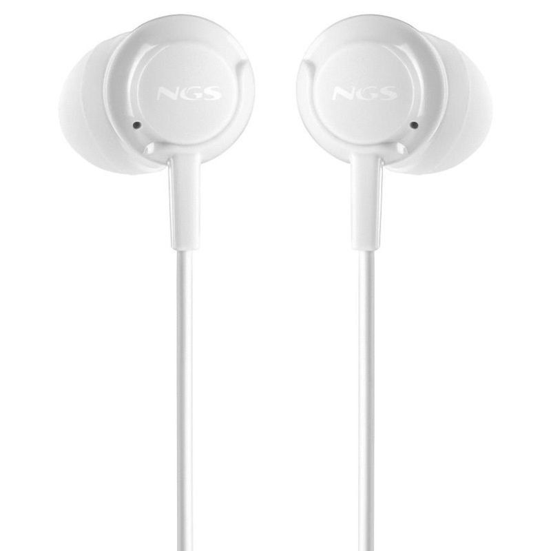 Auriculares Intrauditivos NGS Cross Drift/ con Micrófono/ Jack 3.5/ Blancos - Imagen 3