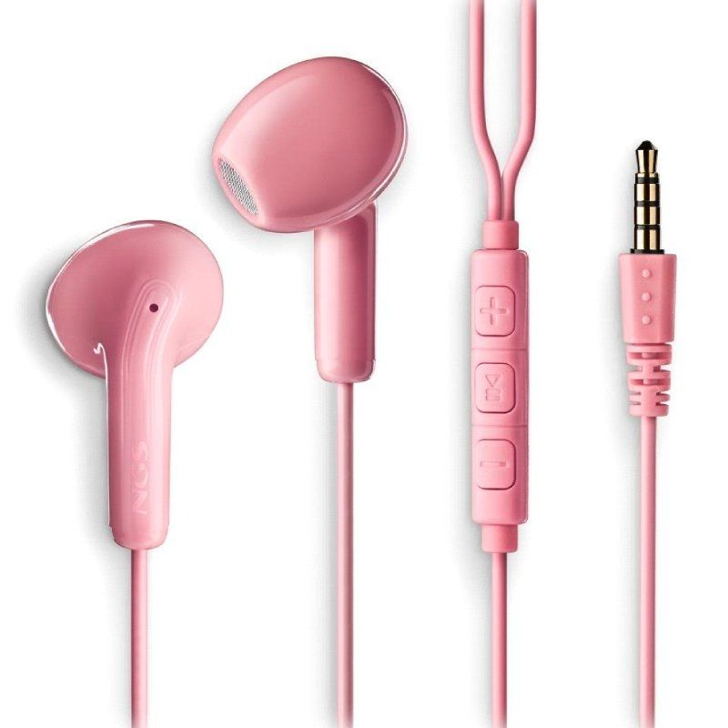 Auriculares Intrauditivos NGS Cross Flip/ con Micrófono/ Jack 3.5/ Rosas 8435430627138 CROSSFLIPPINK NGS-AUR CROSS FLIP PK