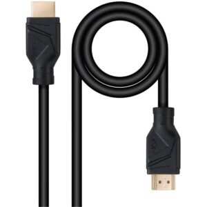 Cable HDMI 2.1 8K Nanocable 10.15.8300/ HDMI Macho - HDMI Macho/ 50cm/ Negro 8433281016743 10.15.8300 NAN-CAB 10 15 8300