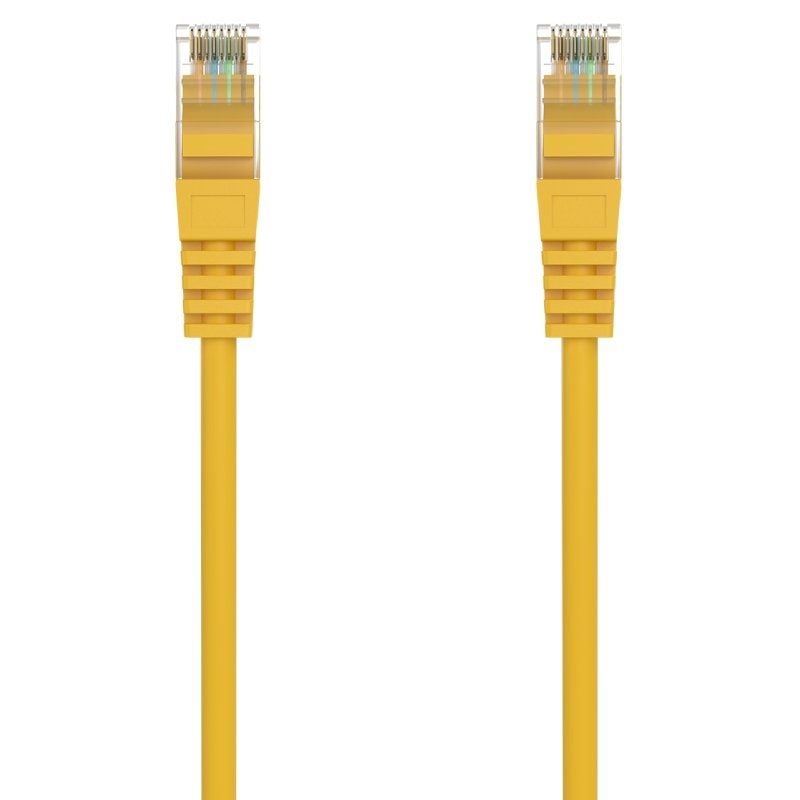 Cable de Red RJ45 AWG24 UTP Aisens A145-0563 Cat.6A/ LSZH/ 25cm/ Amarillo - Imagen 3