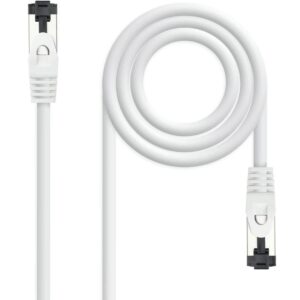 Cable de Red RJ45 SSTP Nanocable 10.20.2000-L25-W Cat.8.1/ 25cm/ Blanco 8433281015739 10.20.2000-L25-W NAN-CAB 10 20 2000-L25-W