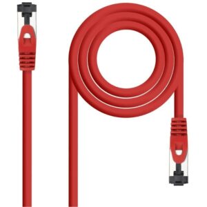 Cable de Red RJ45 SSTP Nanocable 10.20.2002-R Cat.8.1/ 2m/ Rojo 8433281016019 10.20.2002-R NAN-CAB 10 20 2002-R