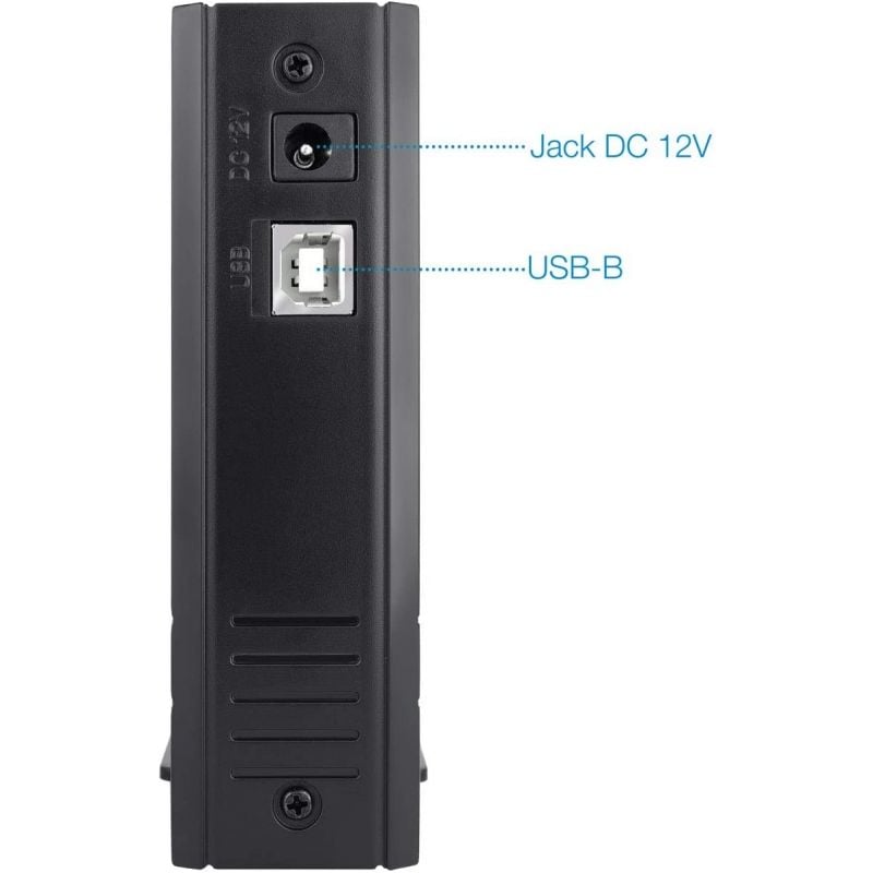 Caja Externa para Disco Duro de 3.5" TooQ TQE-3520B/ USB 2.0 - Imagen 4