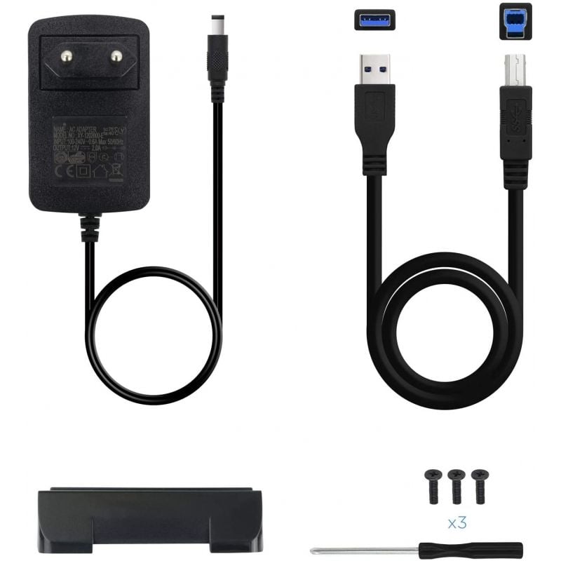 Caja Externa para Disco Duro de 3.5" TooQ TQE-3527B/ USB 3.1 - Imagen 4