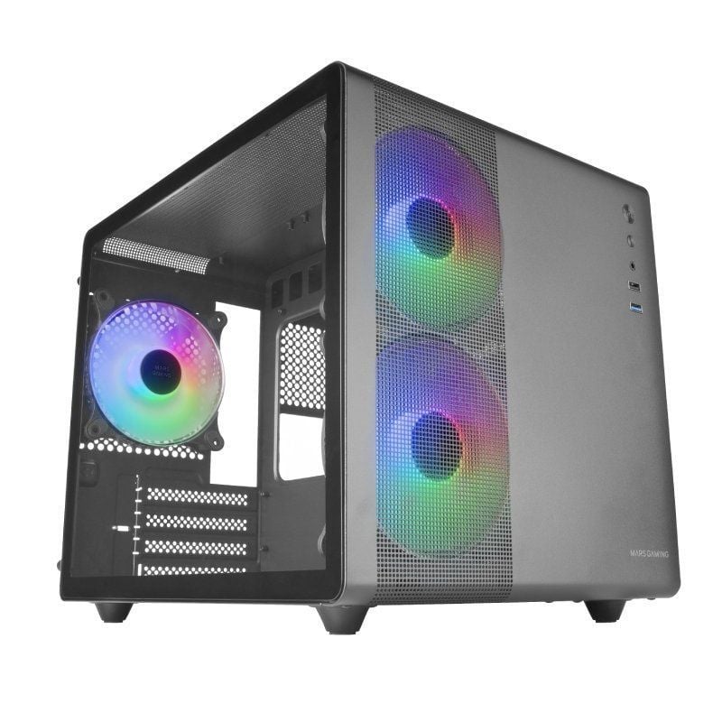 Caja Gaming Minitorre Mars Gaming MC-400 8435693103448 MC400 TAC-CAJA MC-400 BK