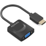 Conversor Aisens A122-0947/ HDMI Macho - SVGA Hembra/ 15cm/ Negro 8435739903360 A122-0947 AIS-ADP A122-0947
