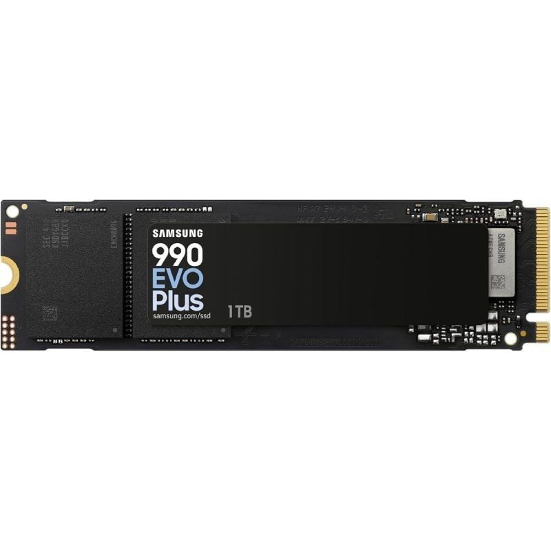 Disco SSD Samsung 990 EVO Plus 1TB/ M.2 2280 PCIe Gen5/ Compatible con PS5 y PC/ Full Capacity 8806095575674 MZ-V9S1T0BW SAM-SSD M2 990 EVO PLUS 1TB