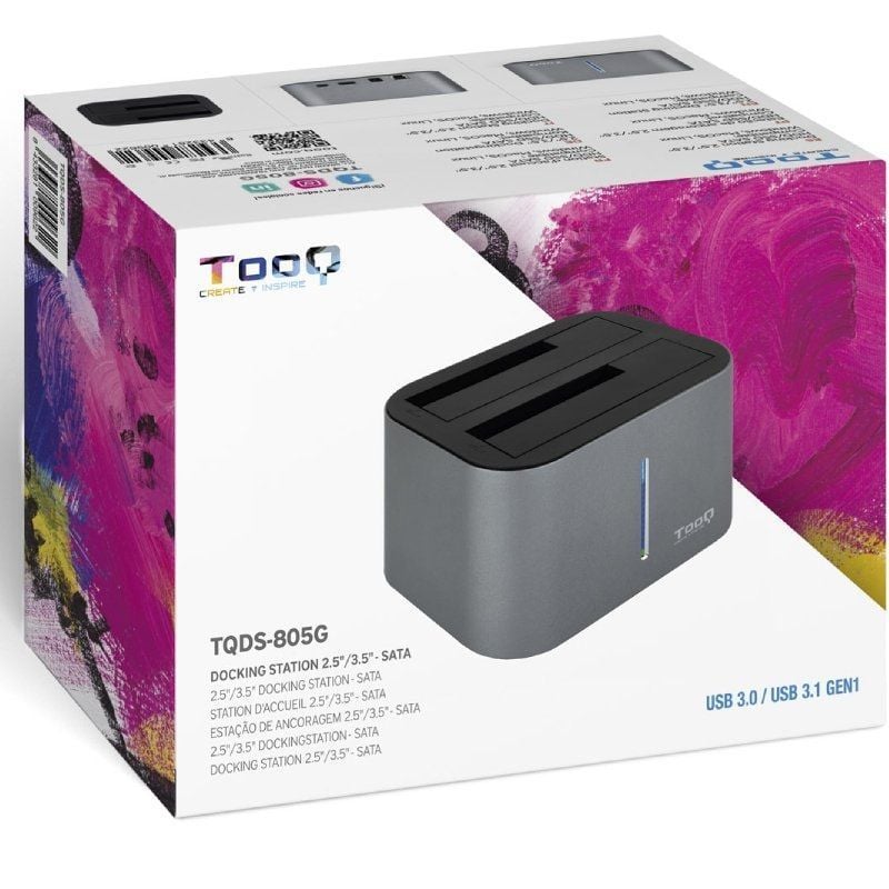 Docking Station para Discos Duros TooQ TQDS-805G - Imagen 5